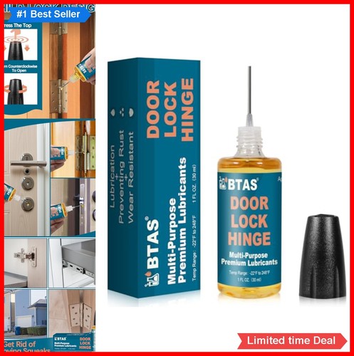 Door hinge lubricant - oil, 1